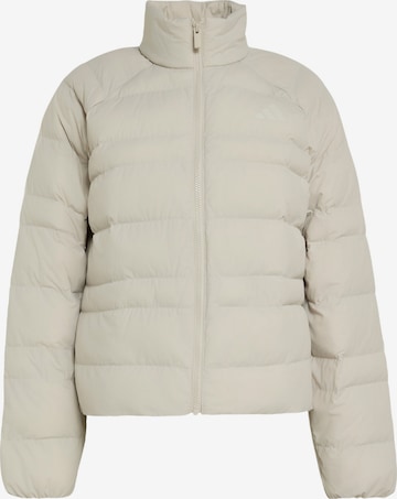 Giacca sportiva 'Essentials' di ADIDAS SPORTSWEAR in beige: frontale