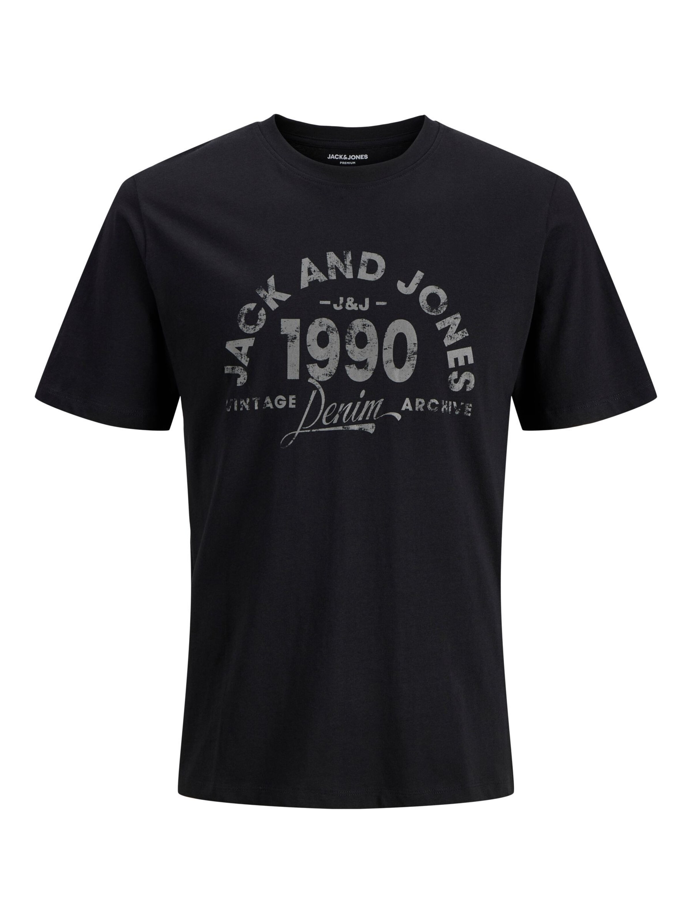 JACK & JONES Shirt in Black: front