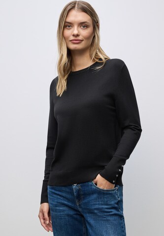 STREET ONE Pullover in Schwarz: Vorderseite