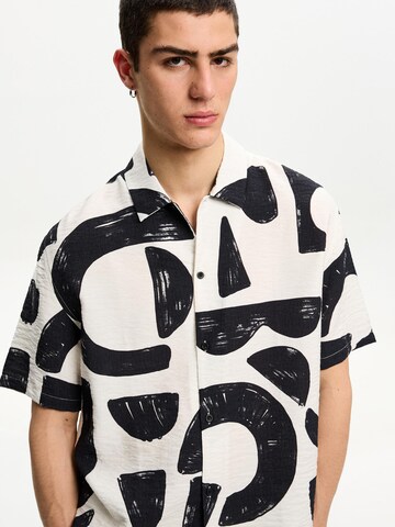 Bershka Comfort fit Overhemd in Wit