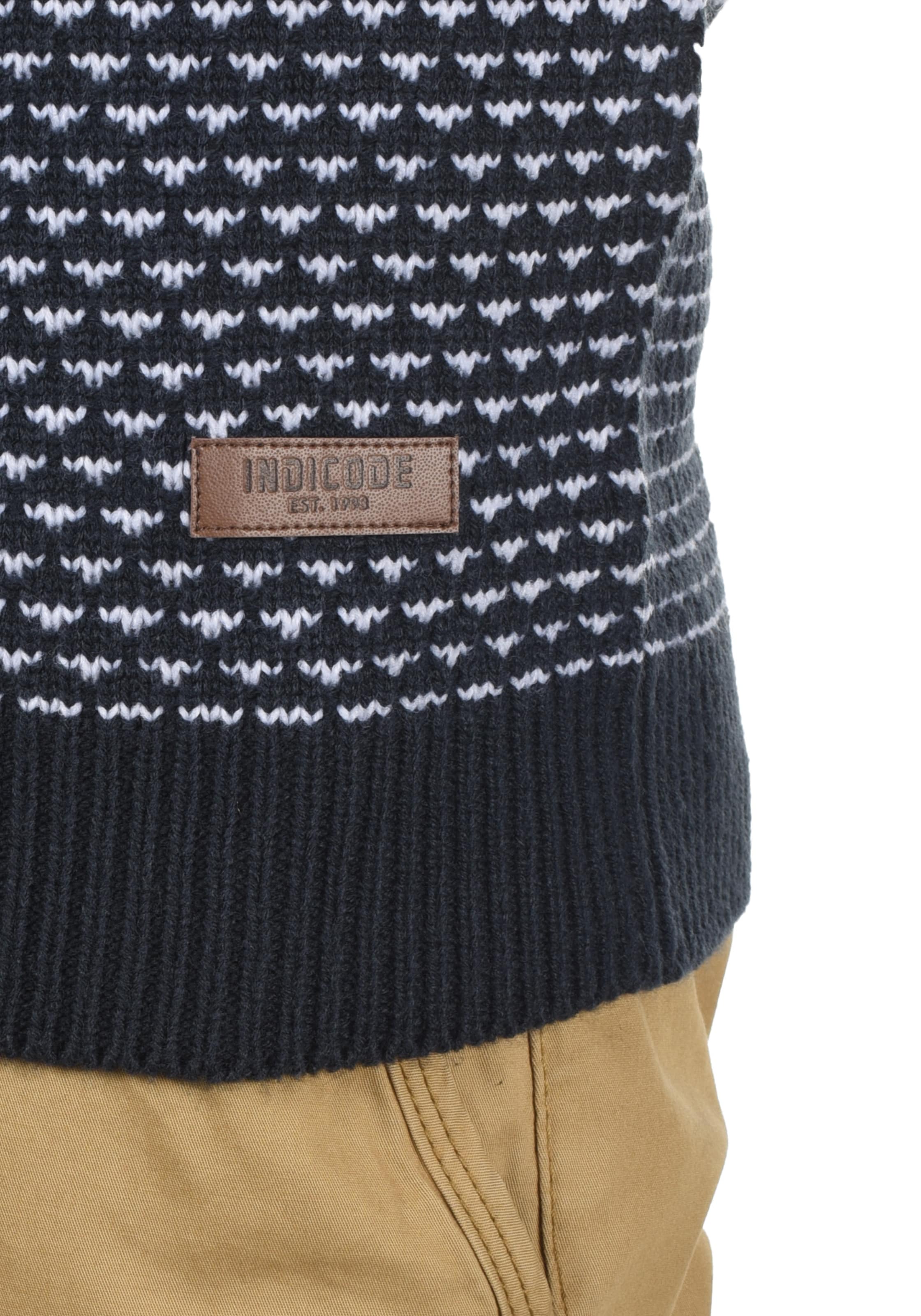 INDICODE JEANS Pullover 'Copent' in Blau