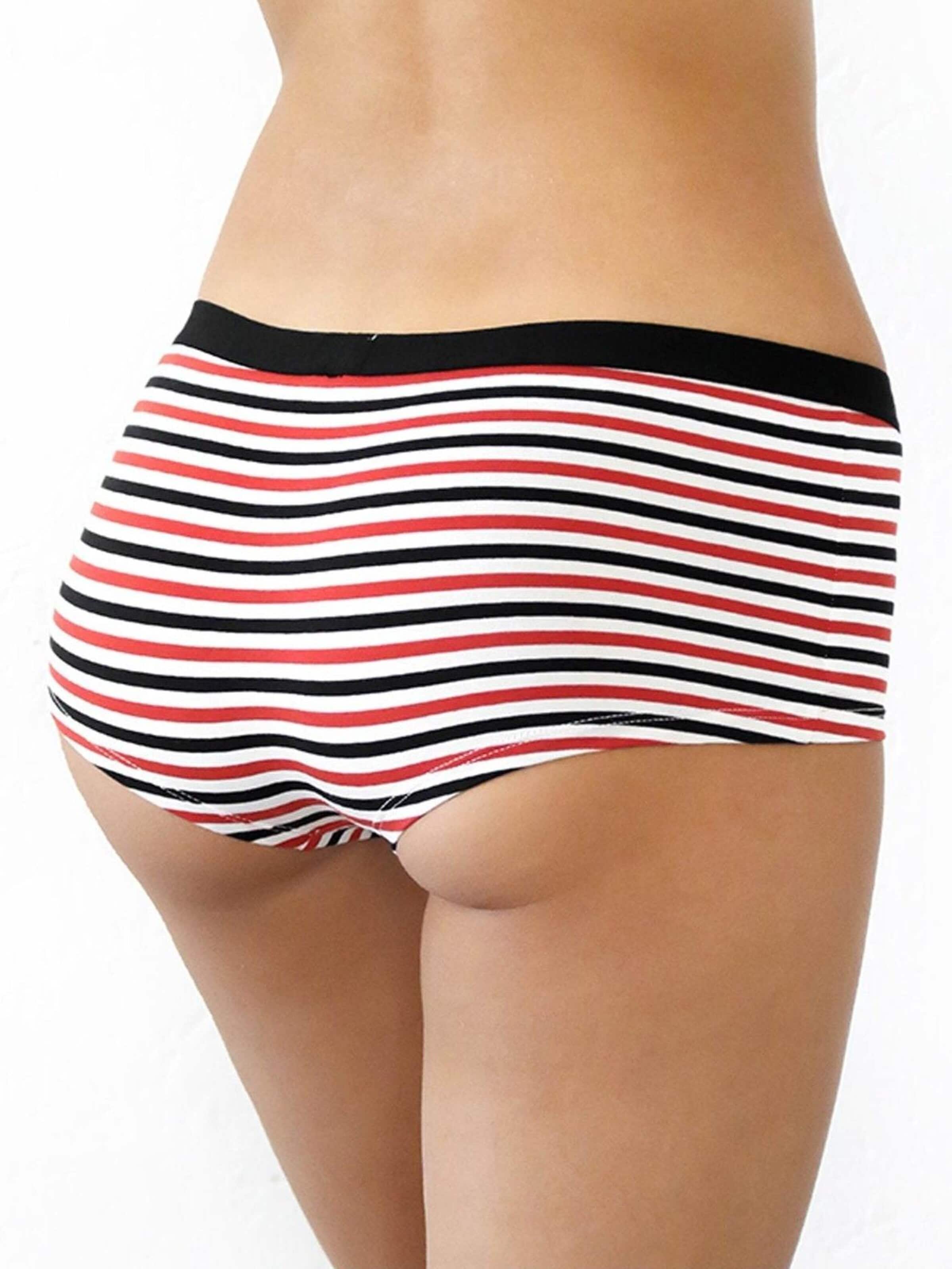 Albero Natur Boyshorts 'Bio-Baumwoll-Boyshorts – 2er Pack' in Red
