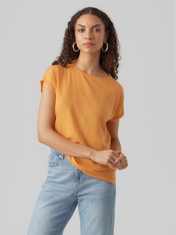 VERO MODA Majica 'AVA' | oranžna barva: sprednja stran