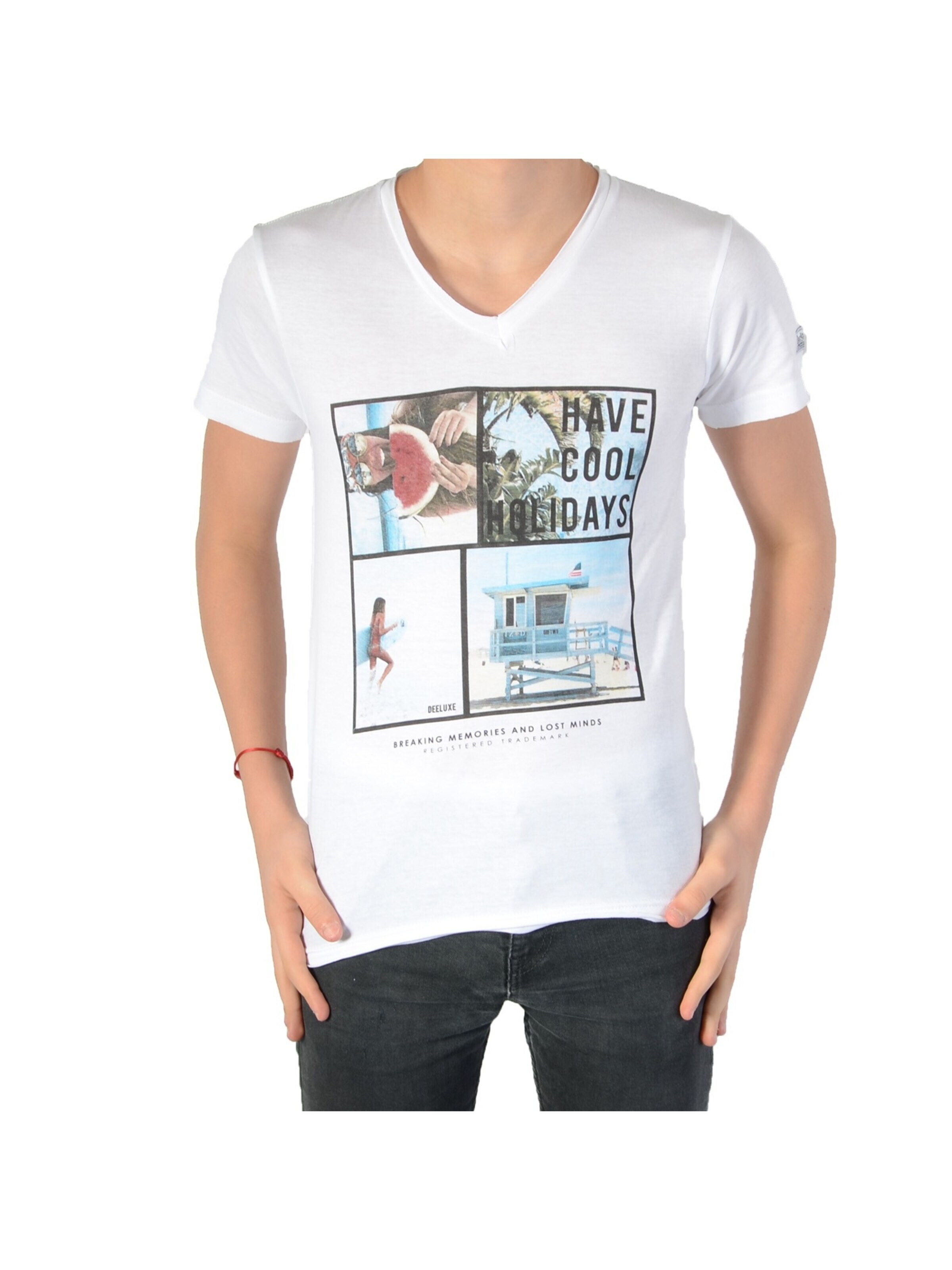 Deeluxe Shirt‌‌‌‌‌‌ in Weiß: Vorderseite
