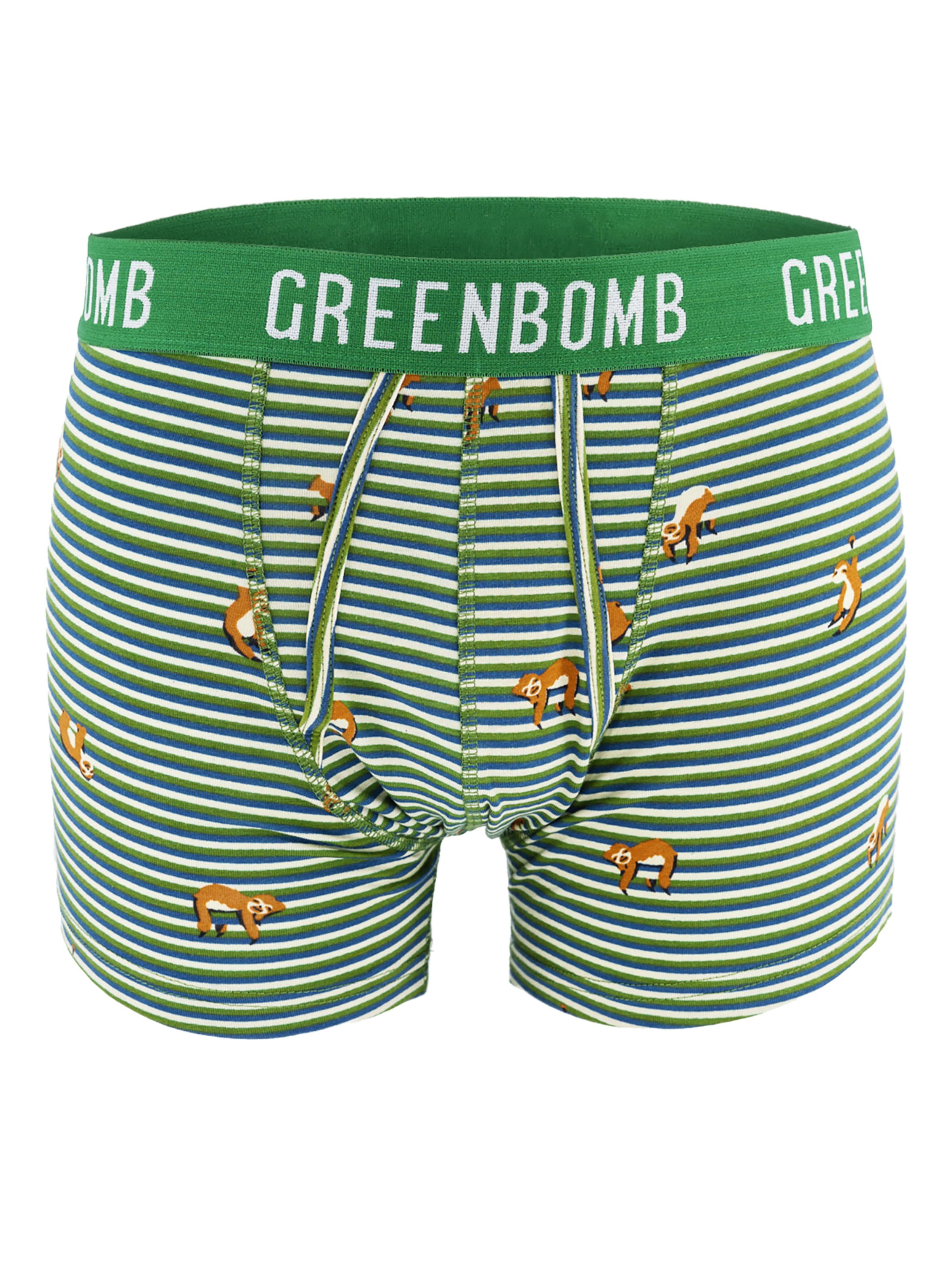 Boxers GREENBOMB en vert : devant