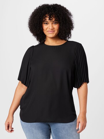 River Island Plus Bluse in Schwarz: predná strana