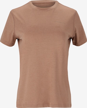 ENDURANCE Functioneel shirt 'Maje' in Bruin: voorkant