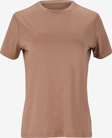 ENDURANCE Performance Shirt 'Maje' in Brown: front