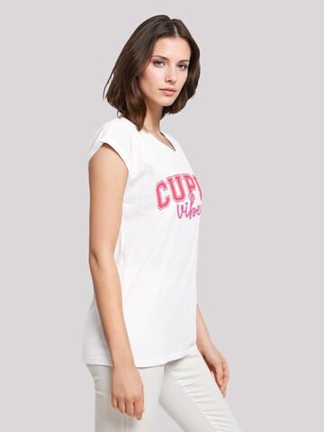 T-shirt 'Cupid Vibes Valentinstag Amor' F4NT4STIC en blanc