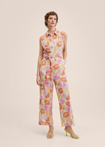 MANGO Jumpsuit 'Camp' in Mixed colors: front