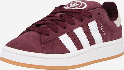 35,5 dydžio Sportbačiai 'Campus 00s' iš ADIDAS ORIGINALS, spalva – kaštoninė spalva / balta, Prekių apžvalga