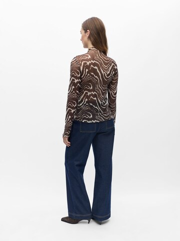 OBJECT Shirts 'Nela' i brun