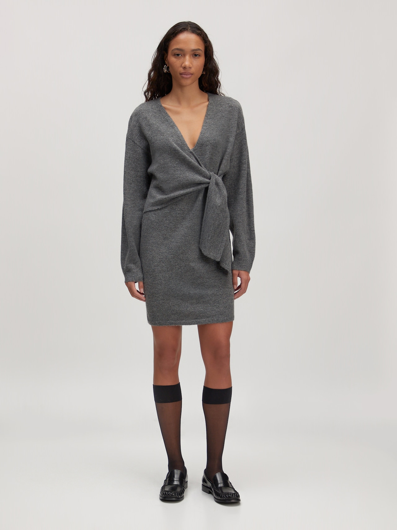 EDITED Produkte Kleid 'Loran' - dunkelgrau