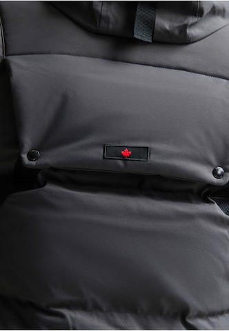 Zavetti Canada NAVAX HOODED BOMBER JACKET ' ' in Grau