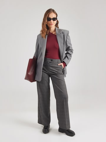 MORE & MORE Wide Leg Hose in Grau