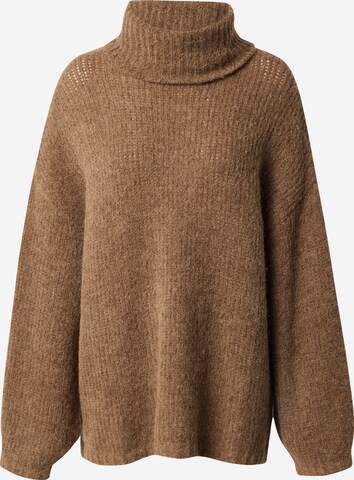 EDITED Sweater 'Swantje' in Brown: front