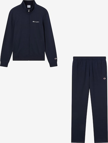 Survêtement Champion Authentic Athletic Apparel en bleu : devant