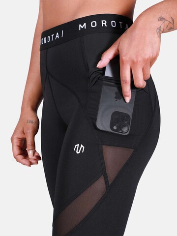MOROTAI Skinny Sporthose 'CAPRI PERFORMANCE' in Schwarz