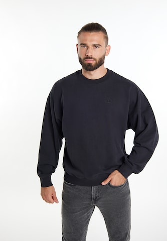 melns DreiMaster Vintage Sportisks džemperis: no priekšpuses