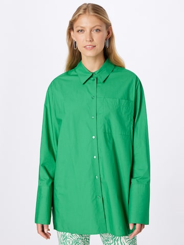 Camicia da donna 'Henrich' di Birgitte Herskind in verde: frontale
