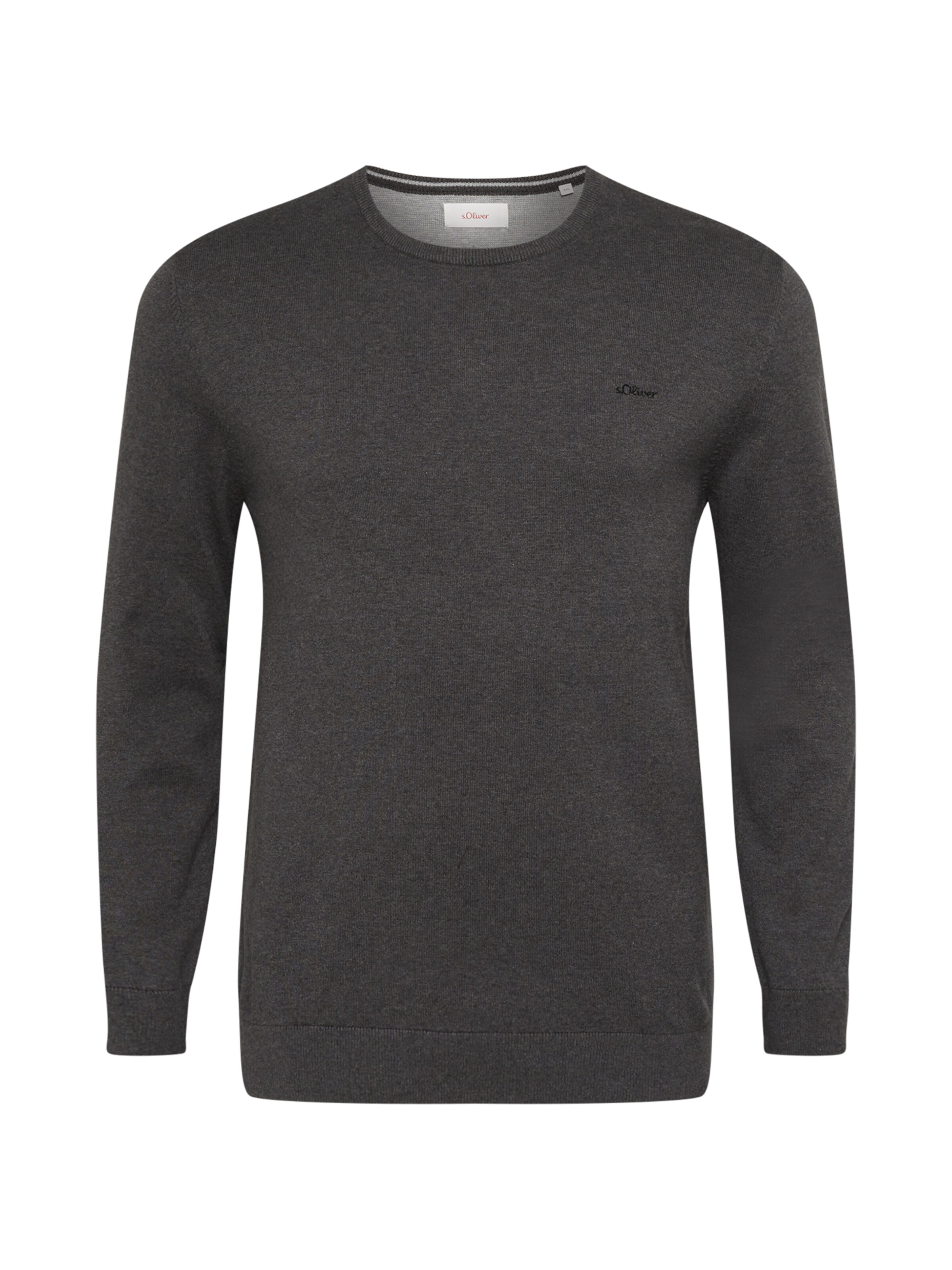 s.Oliver Men Big Sizes Pullover in Grau: Vorderseite