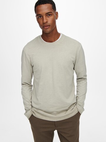 Only & Sons T-shirt i beige