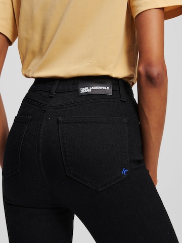juoda KARL LAGERFELD JEANS Siauras Džinsai