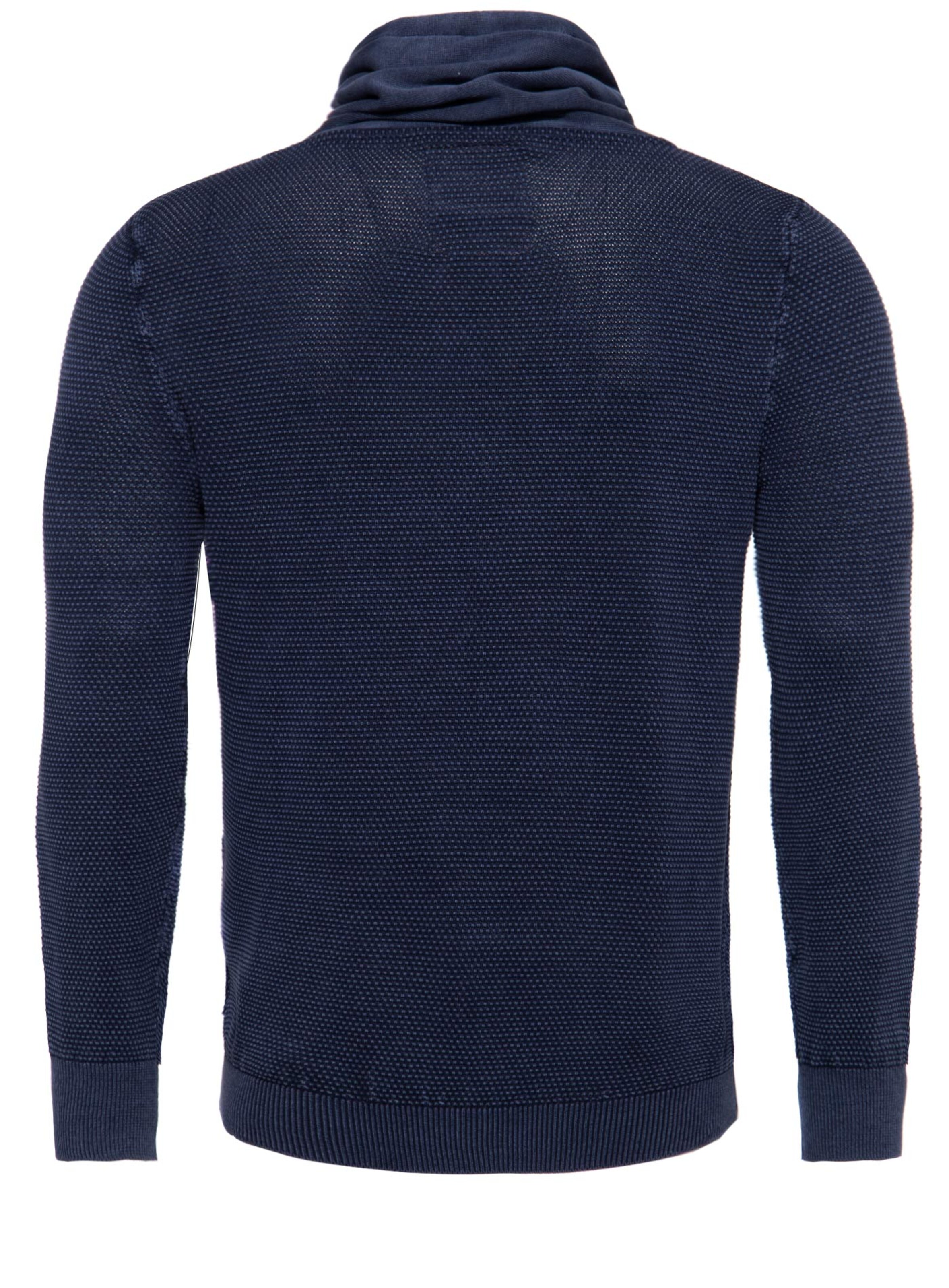 Key Largo Regular Fit Pullover 'MST LECH' in Blau