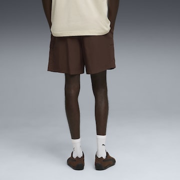 PUMA Loose fit Cargo Pants 'Wardrobe Ess' in Brown