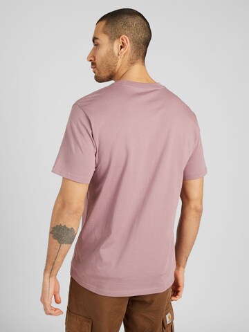 purpurinė Carhartt WIP Marškinėliai