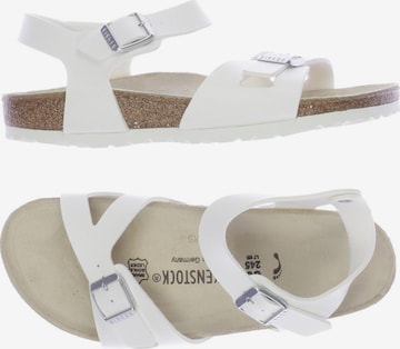 BIRKENSTOCK Sandals & High-Heeled Sandals in 38 in White: front