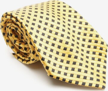 Zegna Tie & Bow Tie in One size in Yellow: front