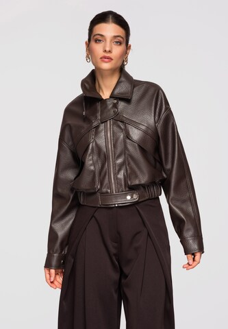 Veste mi-saison 'OW-JAFL-0107' Ombre en marron