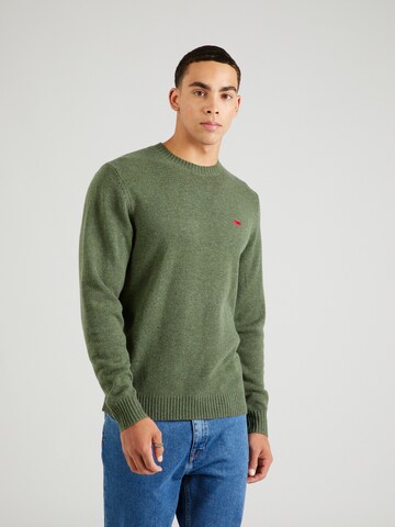 LEVI'S ® Sweater 'Original HM Sweater' in Green: front