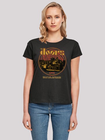 F4NT4STIC T-Shirt 'The Doors Music Live 68 Retro' in Schwarz: Vorderseite