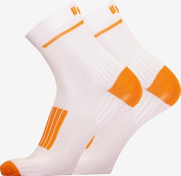 UphillSport Laufsocken 'FRONT' in Orange: predná strana