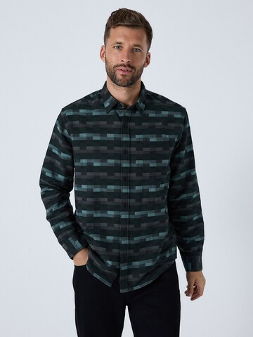 Coupe regular Chemise Next en marron : devant