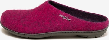 MagicFelt Hausschuh 'Filzpantoffel Magicfelt 736' in Pink: Vorderseite