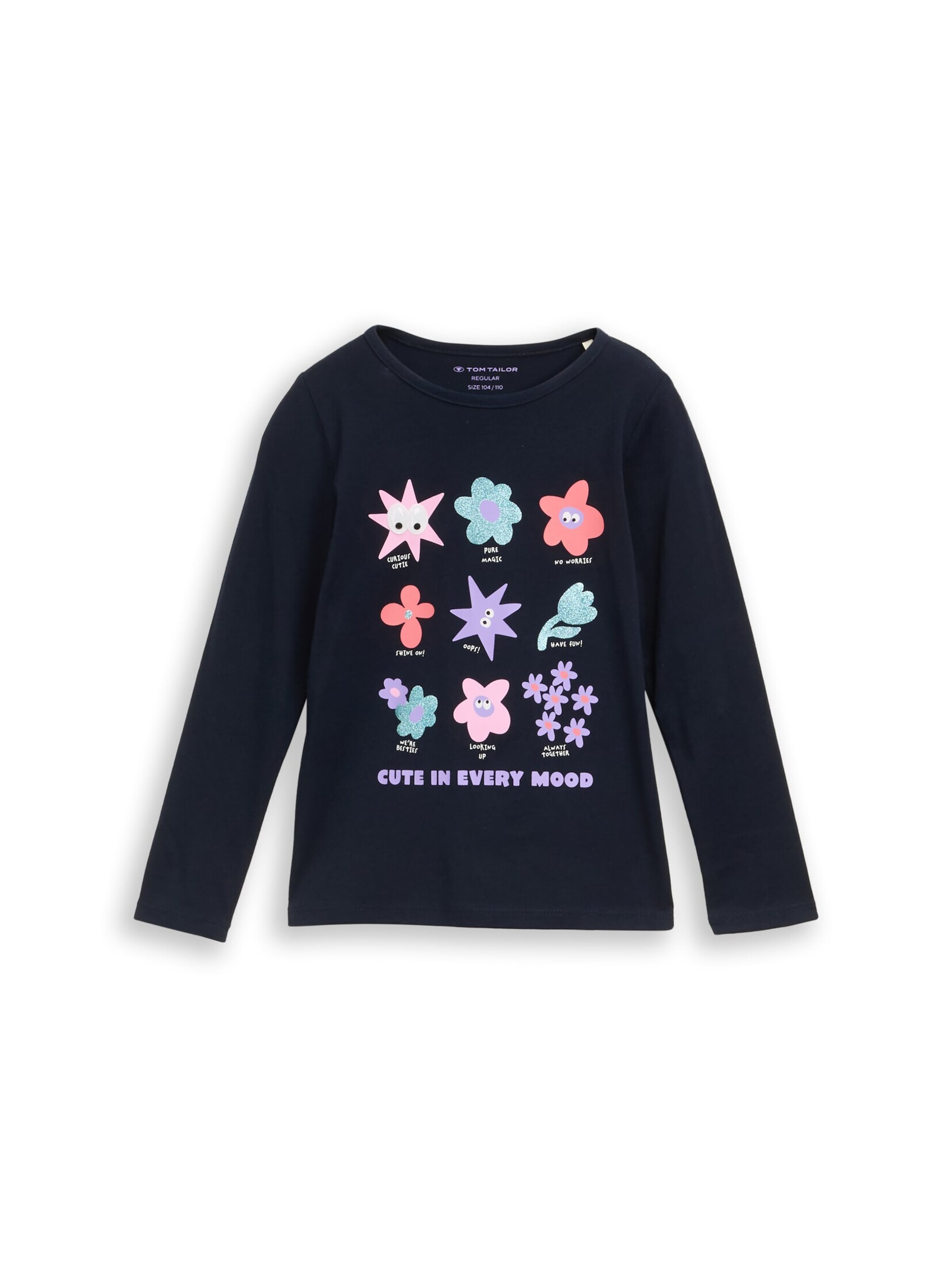 TOM TAILOR Shirt in Blauw: voorkant