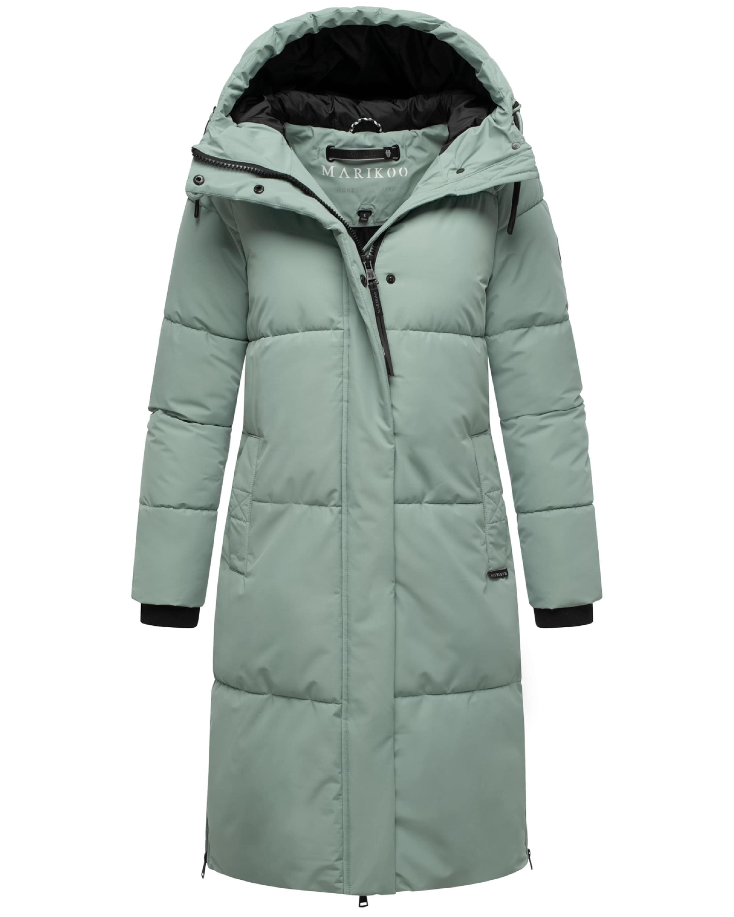 MARIKOO Zimný kabát 'Michikoo XVI' - Zelená: predná strana