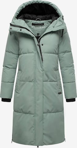 MARIKOO Płaszcz zimowy 'Michikoo XVI' w kolorze zielony: przód
