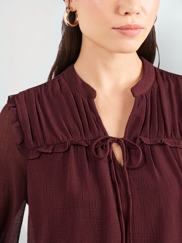 VERO MODA Блузка 'VMLINEA' в Красный