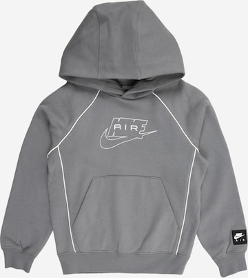Bluză de molton 'AIR' de la Nike Sportswear pe gri: față