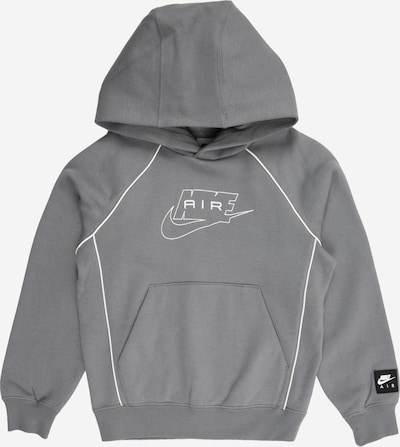 Nike Sportswear Sweater majica 'AIR' veličine 122-128 u tamo siva / bijela, Pregled proizvoda