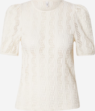 ONLY Shirt 'ONLGRACE' in Beige: voorkant