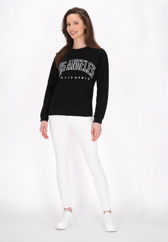 usha BLUE LABEL Sweatshirt in Zwart