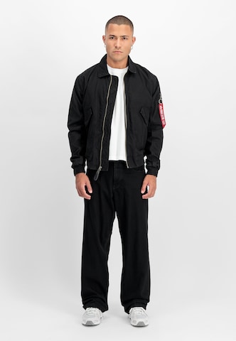 ALPHA INDUSTRIES Átmeneti dzseki 'CWU-36/P' - fekete: elől