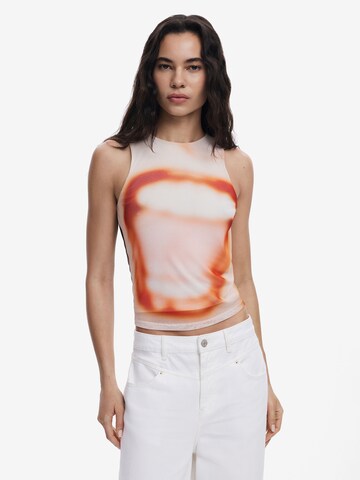Desigual Футболка 'Boca' в Коричневый: спереди