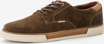 CAMEL ACTIVE Athletic Lace-Up Shoes in Green: front