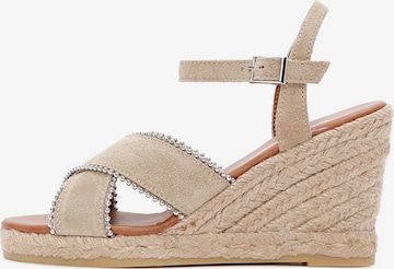 Sandalo di Derimod in beige: frontale